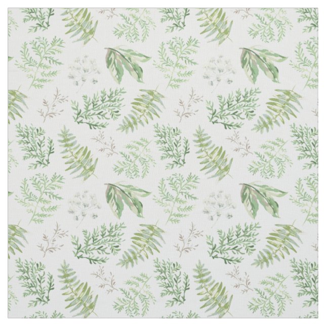 Tissu La verdure de forêt modèlent (Échantillon)
