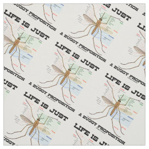 Tissu La vie est juste une proposition avec des erreurs