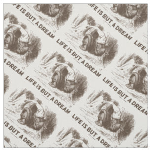 Tissu La Vie N'Est Qu'Un Rêve Merveilleux Pays Qui Dort