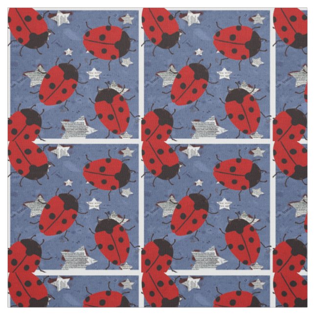 Tissu Ladybug (Échantillon)