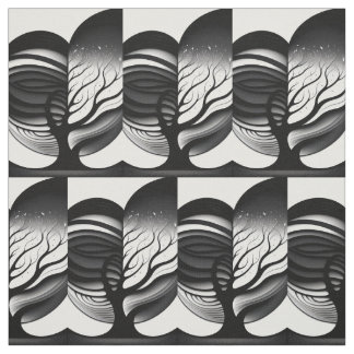 Tissu L'amour de l'arbre du coeur