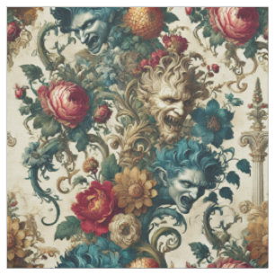 Tissu L'anarchie des arcanes - Carreaux de déclaration g