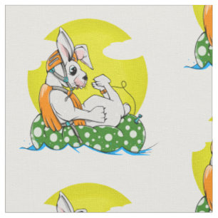 Tissu Lapin portant un gilet de sauvetage