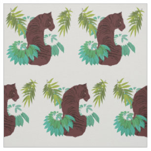 Tissu L'art du tigre sauvage