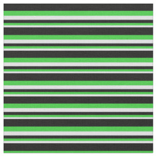 Tissu Lavande, Lime Green et Motif noir