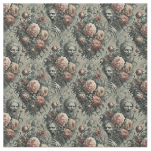 Tissu Lazarus Weeps - Carreaux Gothiques Dense
