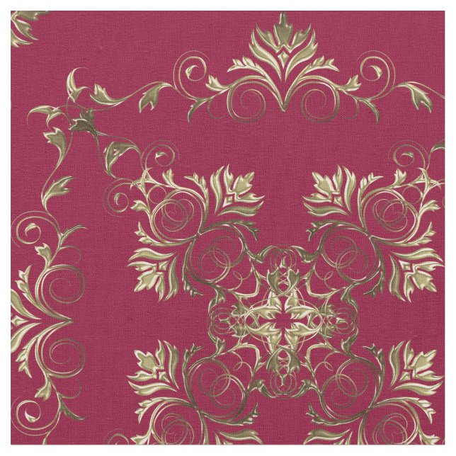 Tissu Le baroque d'or de Bourgogne (Fermer)