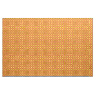 Tissu Le cercle de style des années 70 Orange