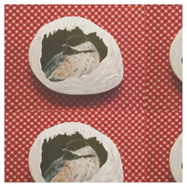 Tissu Le Chickadee Check (Fermer)