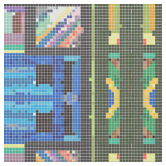 Tissu Le coin géométrique acrylique