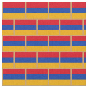 Tissu Le drapeau arménien et la mode arménienne Fabric