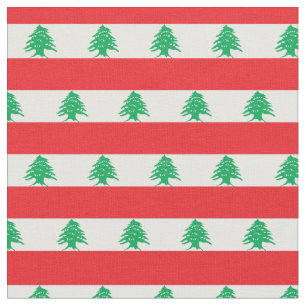 Tissu Le drapeau libanais et la mode libanaise