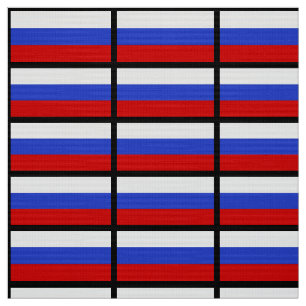 Tissu Le drapeau russe