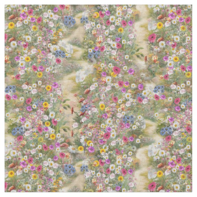 Tissu le langage des fleurs (Fermer)