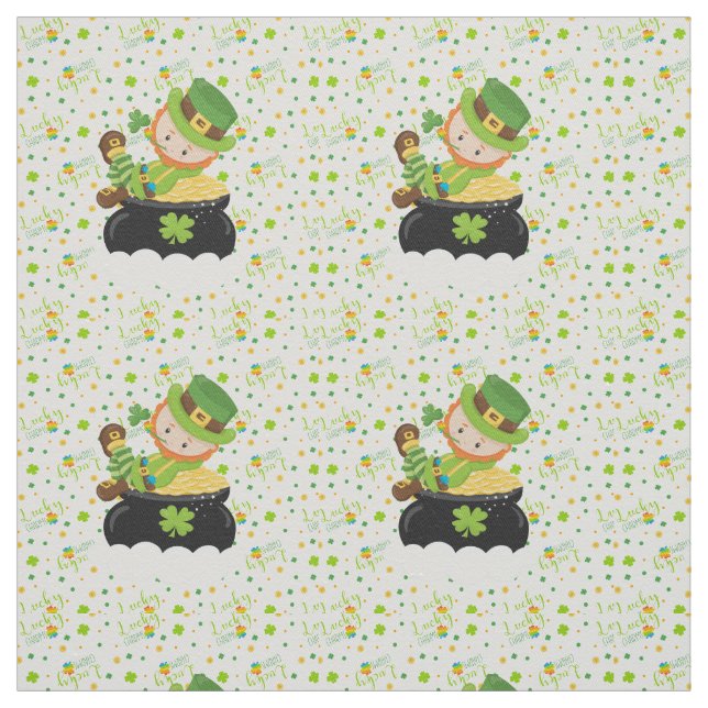 Tissu Le lutin du paddy de St (Échantillon)