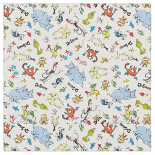 Tissu Le monde du Dr Seuss Motif