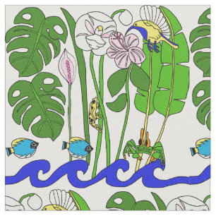 Tissu Le Panama tropical
