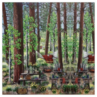 Tissu Le paradis du camping