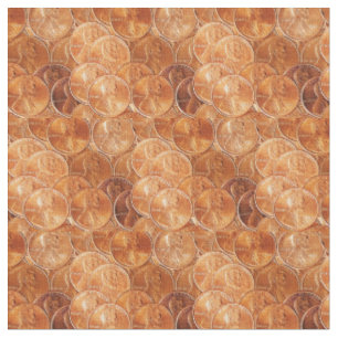 Tissu Le penny/penny de Lincoln cuivrent la pièce de