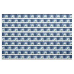 Tissu Le personnage de bonhomme de neige de Noël adorabl