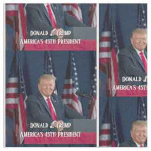 Tissu Le président Donald J. Discours Trump Mt Rushmore