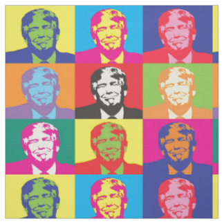 Tissu Le président drôle Donald Trump d'Amérique. Art po
