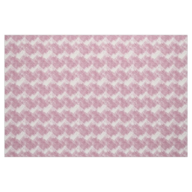 Tissu Le rose brille sur le blanc. (Fat Quarter)