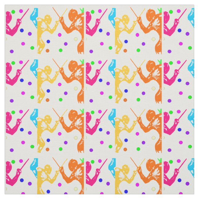 TISSU LE SPORT DE FENCING (Échantillon)