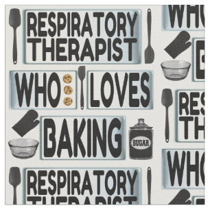 Tissu Le Thérapeute Respiratoire Aime Le Baking