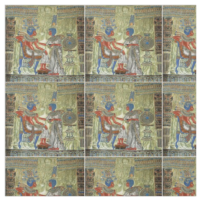 Tissu Le trône de Tutankhamon (Échantillon)