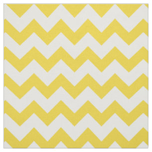 Tissu Le zigzag jaune barre le motif de Chevron