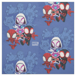 Tissu L'équipe Spidey saute de Black Cat, Sandman, Elect