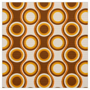 Tissu les années 70 Motif rétro
