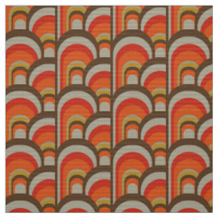 tissu les années 70 rétro