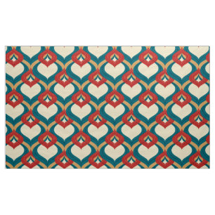 tissu les années 70 rétro