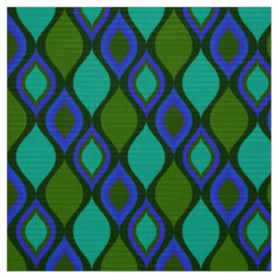Tissu les années 70 rétro
