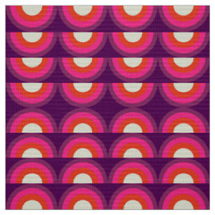 tissu les années 70 rétro