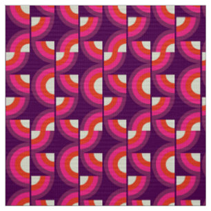 tissu les années 70 rétro