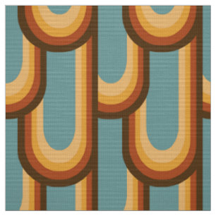 tissu les années 70 rétro