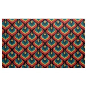 tissu les années 70 rétro