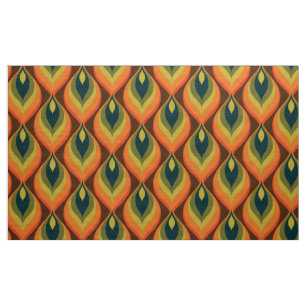 tissu les années 70 rétro