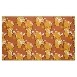 tissu les années 70 rétro mod chic - Chat kitten