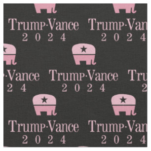Tissu Les Femmes Eléphantes Roses pour Donald Trump 2024