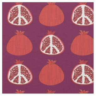 Tissu Les fruits de la Paix des grenades