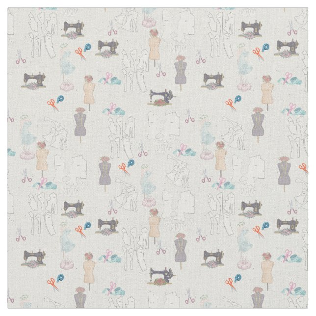 Tissu Les outils du concepteur de mode Fabric (Fermer)