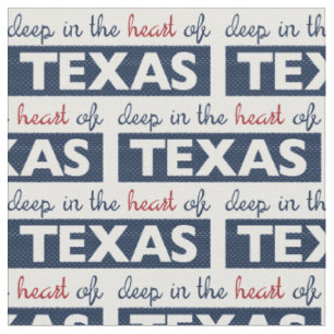 Tissu Les profondeurs rouges et bleues au coeur du Texas