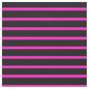 Tissu Les tripes roses et noires choquantes