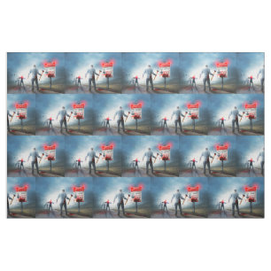 Tissu Les zombies aux yeux lumineux de SlipperyJoe pour 