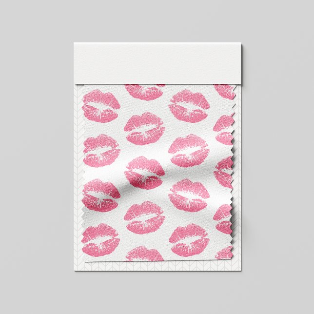 Tissu Lèvres Roses, Motif De Lèvres, Rouge Rose, Baiser (Créateur téléchargé)