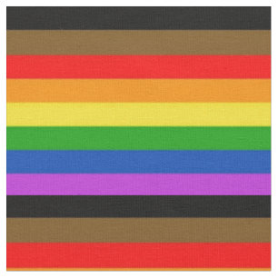 Tissu LGBT People Of Color Inclusive pride rainbow Flag
